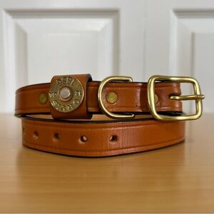 Orvis Shotshell Leather Dog Collar 1508 Size 24 USA